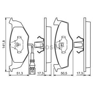 накладки BOSCH 0 986 424 723 