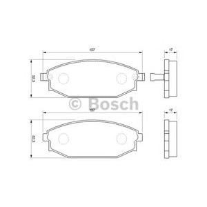 накладки BOSCH 0 986 424 727