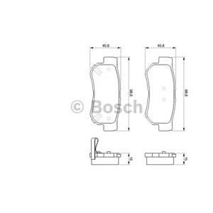накладки BOSCH 0 986 424 728 