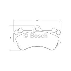накладки BOSCH 0 986 424 740