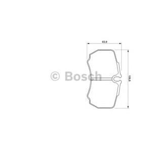 накладки BOSCH 0 986 424 750