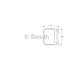 накладки BOSCH 0 986 424 754