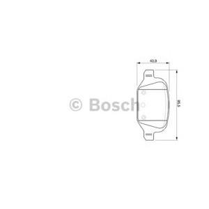накладки BOSCH 0 986 424 756