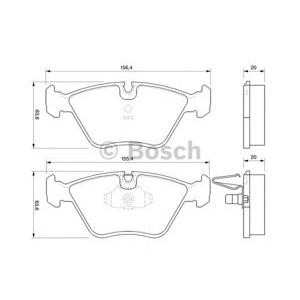 накладки BOSCH 0 986 424 767 