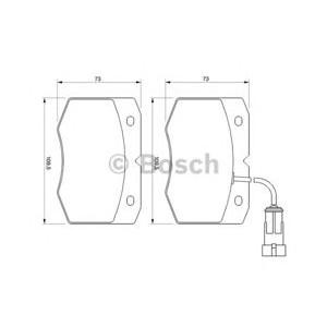 накладки BOSCH 0 986 424 768