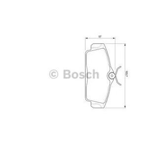 накладки BOSCH 0 986 424 781