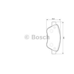 накладки BOSCH 0 986 424 784 