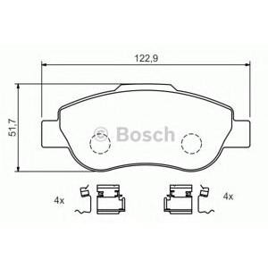 накладки BOSCH 0 986 424 786 