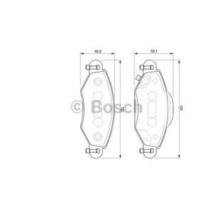 накладки BOSCH 0 986 424 788