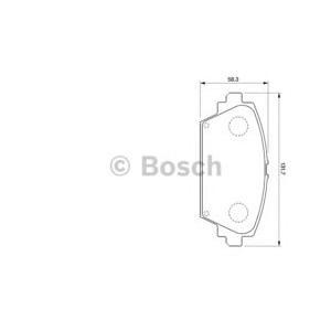 накладки BOSCH 0 986 424 791