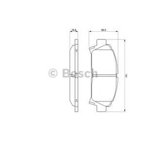 накладки BOSCH 0 986 424 799 