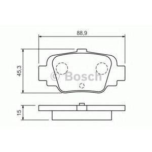 накладки BOSCH 0 986 424 800