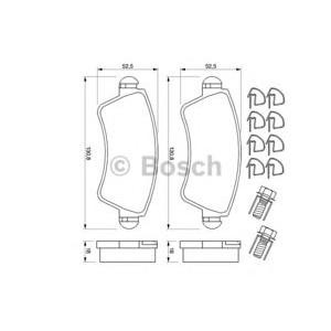 накладки BOSCH 0 986 424 801