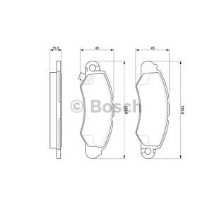 накладки BOSCH 0 986 424 804