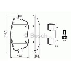 накладки BOSCH 0 986 424 829 