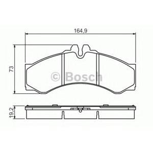 накладки BOSCH 0 986 424 832