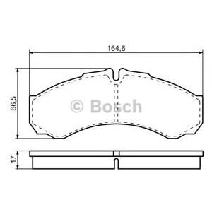накладки BOSCH 0 986 424 833