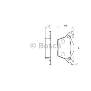 накладки BOSCH 0 986 460 002 