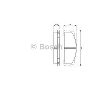 накладки BOSCH 0 986 460 736