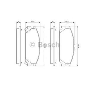 накладки BOSCH 0 986 460 936