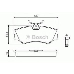 накладки BOSCH 0 986 460 941