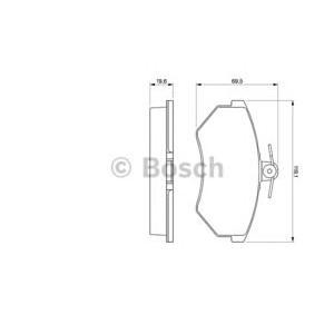 накладки BOSCH 0 986 460 944