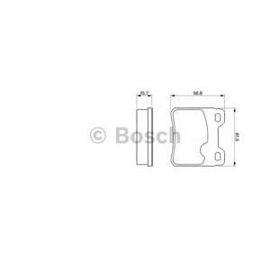 накладки BOSCH 0 986 460 955