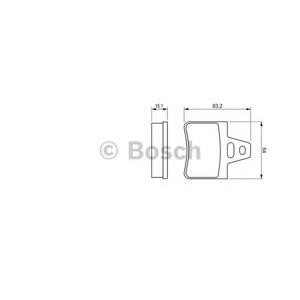 накладки BOSCH 0 986 460 958