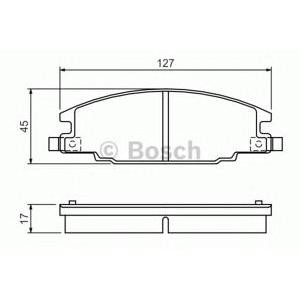 накладки BOSCH 0 986 460 960