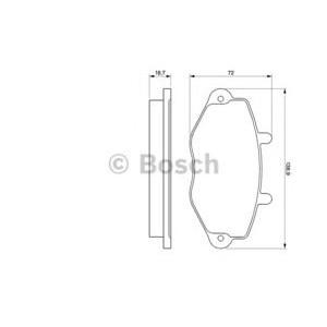 накладки BOSCH 0 986 460 962 