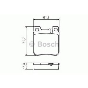 накладки BOSCH 0 986 460 965 