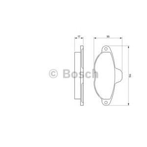 накладки BOSCH 0 986 460 968