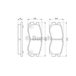 накладки BOSCH 0 986 460 979