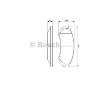 накладки BOSCH 0 986 460 981