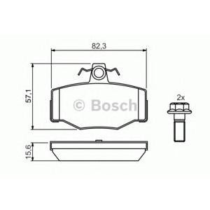 накладки BOSCH 0 986 460 993 