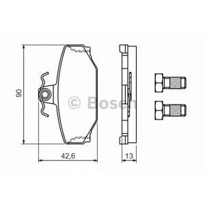 накладки BOSCH 0 986 460 995 