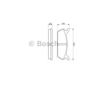 накладки BOSCH 0 986 461 146