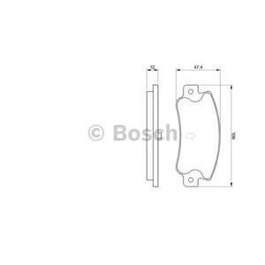 накладки BOSCH 0 986 461 770 