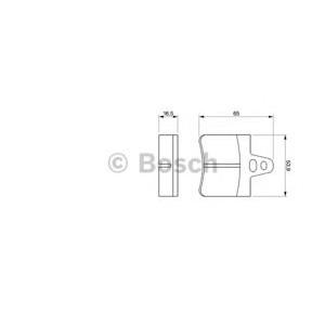 накладки BOSCH 0 986 465 751