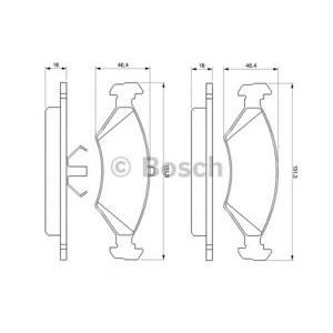 накладки BOSCH 0 986 466 402
