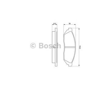 накладки BOSCH 0 986 467 311