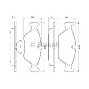 накладки BOSCH 0 986 467 570