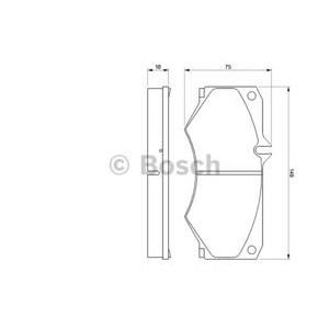 накладки BOSCH 0 986 467 841 