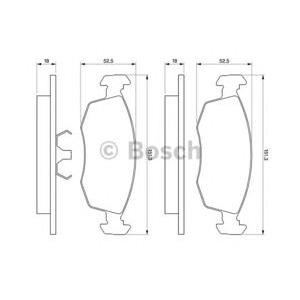 накладки BOSCH 0 986 469 070 