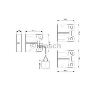 накладки BOSCH 0 986 469 120 