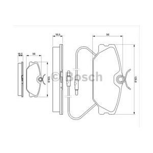 накладки BOSCH 0 986 469 191