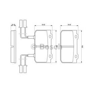 накладки BOSCH 0 986 469 441