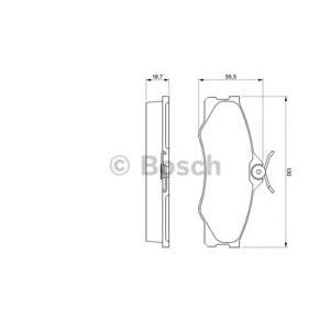 накладки BOSCH 0 986 469 790