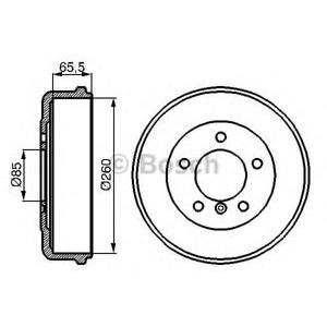 спирачен барабан BOSCH 0 986 477 038 