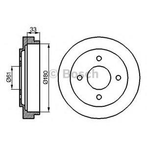 спирачен барабан BOSCH 0 986 477 069